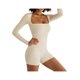 thumbnail image 4 of Txlixc Vestido de mujer, cuello cuadrado de manga larga Txlixc moda, 4 of 6