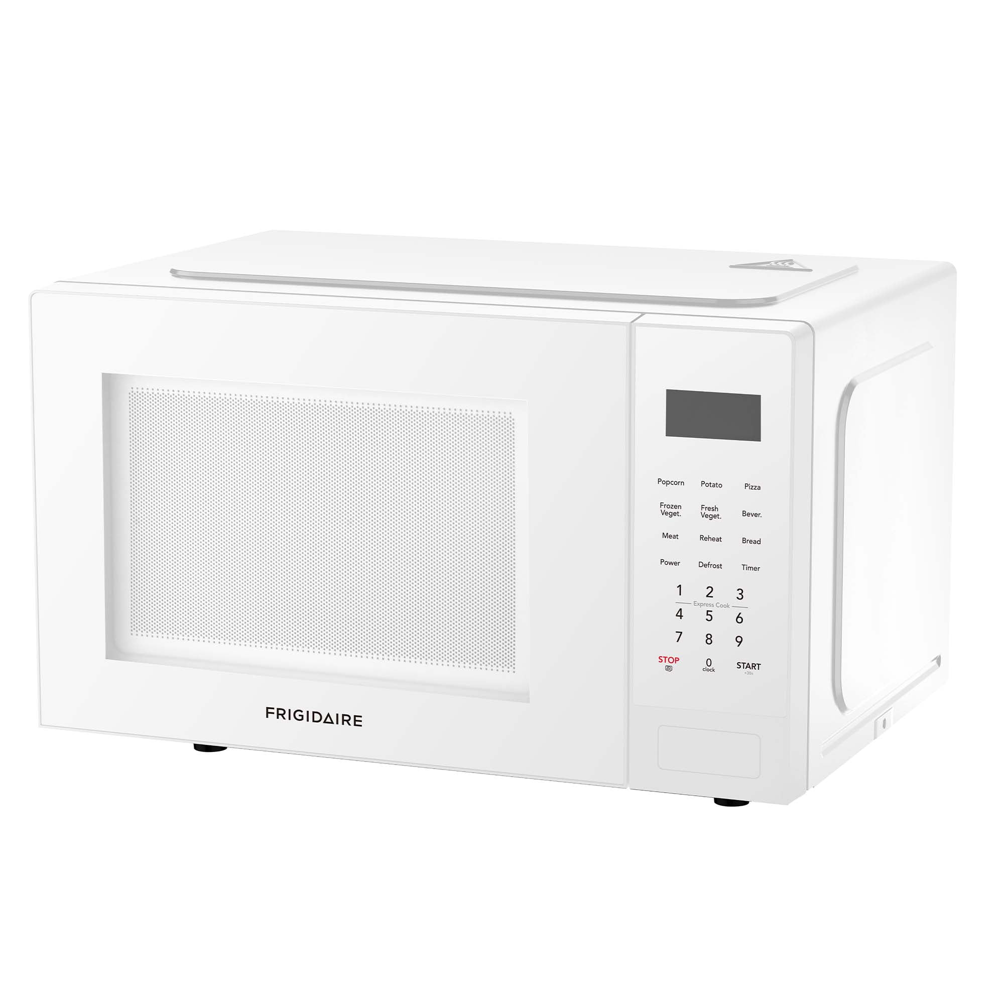 Frigidaire 0.9 Cu. ft. Countertop Microwave Oven, 900 Watt Microwave with 10 Power Levels, White