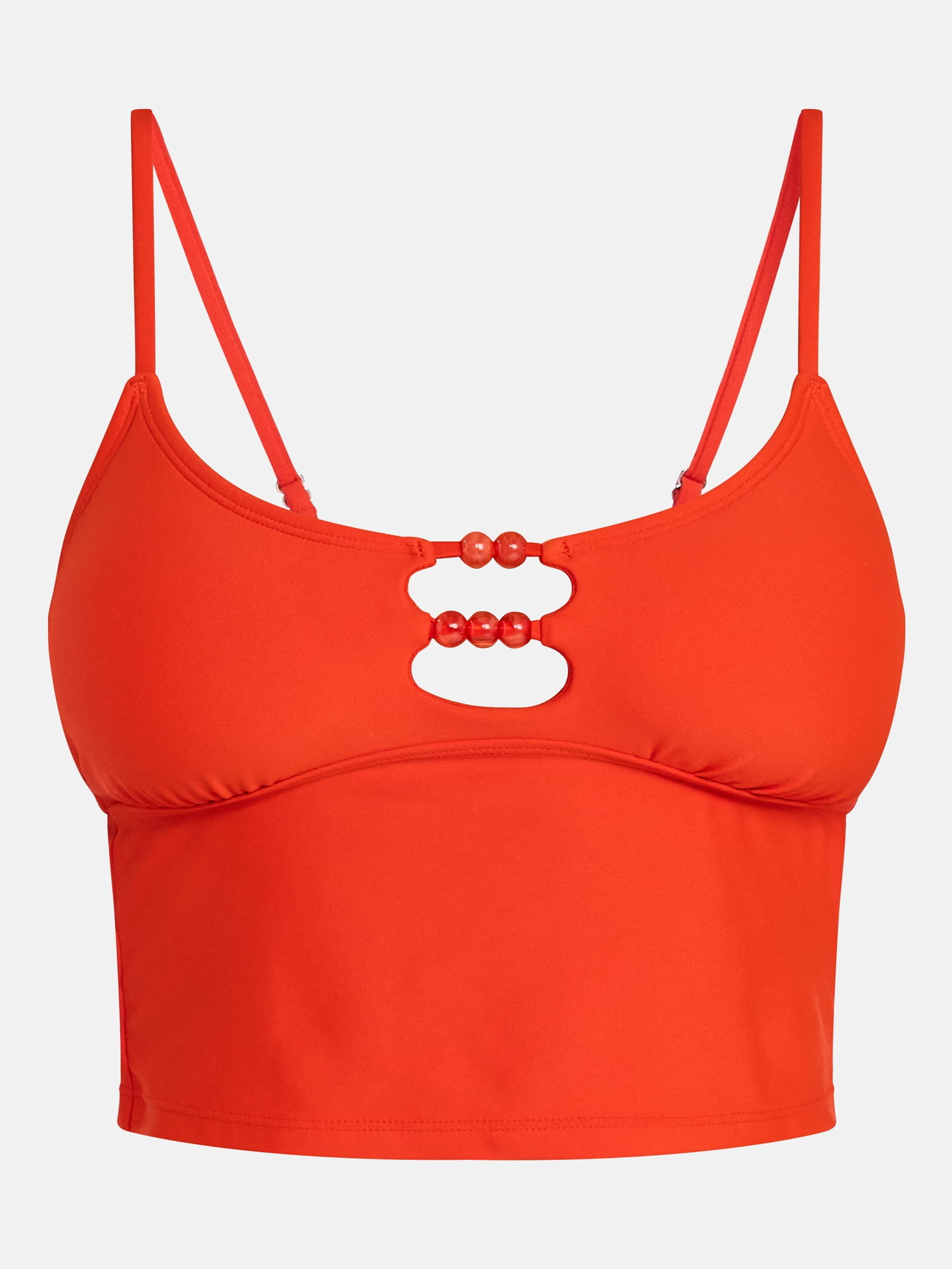No Boundaries Boho Soleil Beaded Tankini, Women’s XXS-XXL