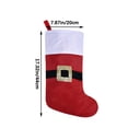 thumbnail image 7 of Christmas Stockings, Classic Holiday Xmas Stocking with Hanging Loop, Gift Bag for Fireplace Mantel, Tree and Family Holiday Decor, 7 of 7