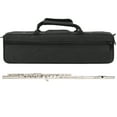 thumbnail image 2 of Silver Flute, Sophisticated Production 16 Hole C Flute Exquisite And Elegant For Home Beginners Silver, 2 of 8