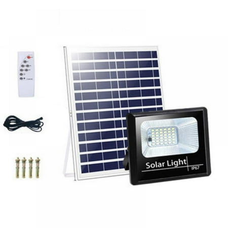 

6W Solar Powered Street Flood Lights Outdoor Remote Control Security Light IP65