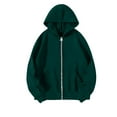 thumbnail image 4 of Gkeoshab Carhartt Hoodies for Women Womens Oversized Hoodies Fleece Sweatshirts Fall Fashion 2025 Pullover Sweaters Winter Clothes Blackish Green S, 4 of 5