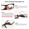 thumbnail image 4 of Almohadilla Suave Para La Nariz, Almohadilla Para La Nariz Para Gafas De Sol, Hogar No Tóxico Sin Deformación Para Hombres Y Mujeres ANGGREK Nose Pad, 4 of 8