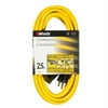Woods 992553 12/3 SJTW High Visibility Extension Cord with Cord Clip, 25-Foot, Yellow