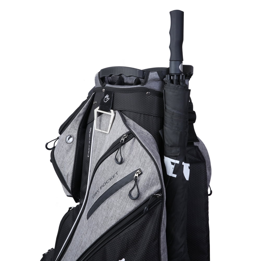 MacGregor Golf DX 14 Way Divider Cart Bag, Black/Heather Grey