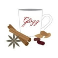 thumbnail image 2 of CafePress - Winter Glogg -  Round Wood Ornament 4", 2 of 2