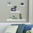 thumbnail image 5 of Melannco Chunky Floating Shelves Set of 4 White, 5 of 6