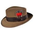 thumbnail image 3 of Stetson Men's Whippet Royal Deluxe Fur Felt Hat, Tawny, 7.25, 3 of 7