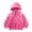 Hot Pink, variant on OKSALE Fuzzy Fleece Hoodies for Kids 3-8 Years Thick Warm Zip Front Sweatshirts Toddlers Boys Girls Sherpa Plush Hoodie Tops Solid Color Long Sleeve Hooodie for Little Children