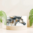 thumbnail image 6 of 1 Pcs 2D Flat License Plate Covers & Frames, Abstract Horse For Decorative Front, Waterproof For Decoration Aluminum License Plate Covers & Frames Cover For Men Women, 12" X 6", 6 of 6