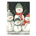 thumbnail image 7 of FORMRS 1-Subject Spiral Notebook 8" x 5" College Ruled 60 Refillable Sheet, 2 Pack, Snowman Family, 7 of 7