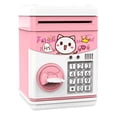 thumbnail image 1 of Caja de ahorros para niños NikouMX rosa con contraseña, 1 of 8