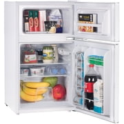 Commercial Cool CCRD32W Compact Double Door Refrigerator with True Freezer, 3.2 Cu. Ft. Mini Fridge, White