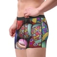 thumbnail image 3 of Kdxio Men's Boxer Briefs with Easter Eggs1 Print - Comfortable and Breathable Underwear for Everyday Wear, 3 of 7