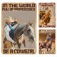 thumbnail image 1 of Kit de pintura Rectangular con placa de Metal Vintage de vaquero de hierro 20x30cm 3 uds Wdftyju, 1 of 9