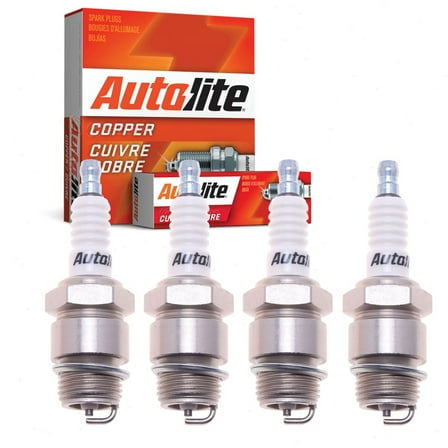 4 pc Autolite 3116 Copper Core Spark Plugs for 515 5614068 7530 B82 C85S Ignition Wire Secondary
