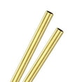 thumbnail image 1 of Uxcell 2-Pack Tubo Redondo de Latón de 300mm, 9mm OD 1mm Grosor de Pared Latón H62 Tubo Recto Metálico [0.35x0.04x11.81IN], 1 of 1