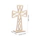thumbnail image 5 of 10 piezas de adorno de cruz de madera, cruz de madera, decoración artesanal para mesa, manualidades, decoración de cruz, 5 of 8