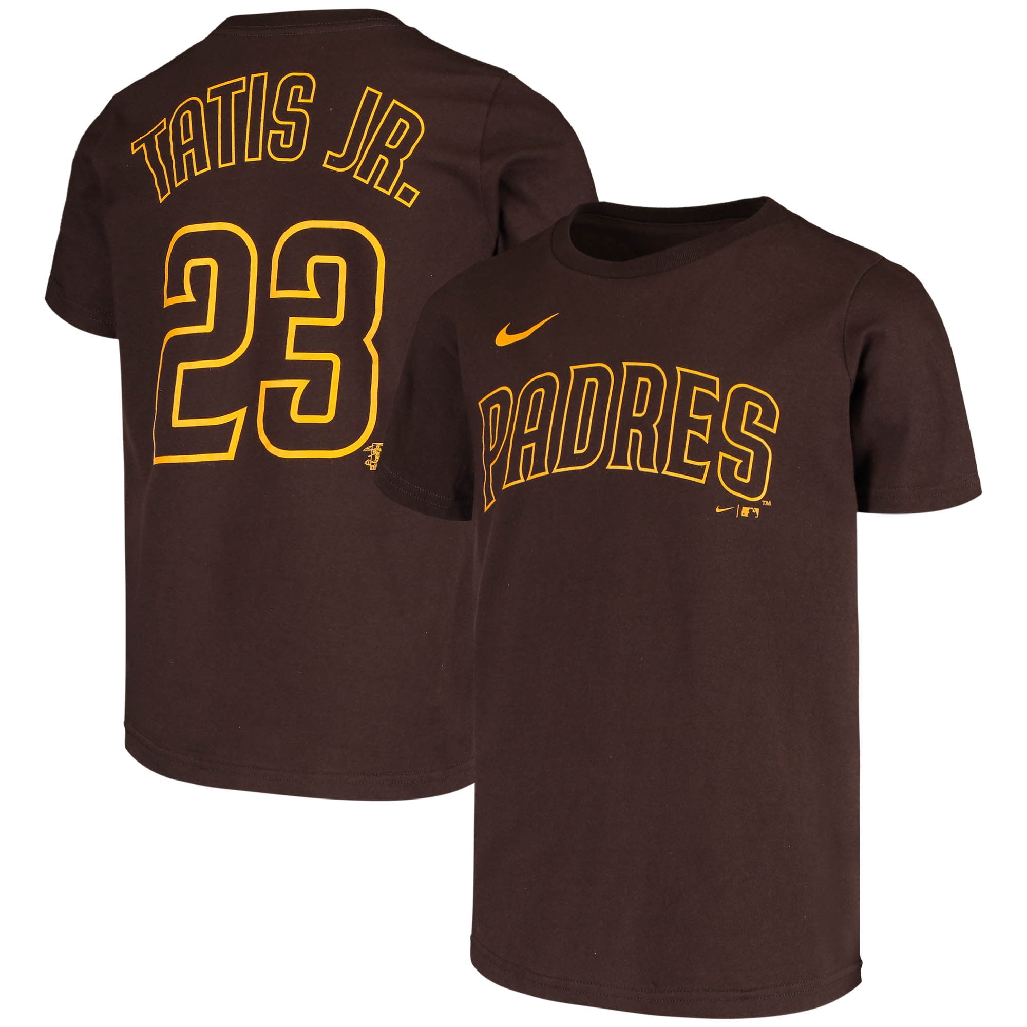 brown youth shirt