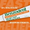 thumbnail image 3 of Benzodent Dental Pain Relieving Cream, Denture Tooth and Gum Pain, 1 oz, 3 of 8