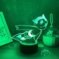 thumbnail image 2 of Luz nocturna LED 3D Mightys Atoms Astroboys que cambia de color, 2 of 4