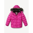 thumbnail image 6 of Justice Girls Puffer Jacket with Faux Fur Lined Hood, Sizes 5-18, 6 of 6