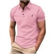thumbnail image 2 of Blusa y camisa de manga corta con cuello vuelto para hombre, informal, de moda, de manga corta, lisa, con cuello vuelto, deportiva, sin mangas, de poliéster., 2 of 6