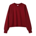 thumbnail image 5 of Oversized Crewneck Sweatshirts for Women Warm Comfy Fleece Cute Sweatshirts | No Hood Scoop Neck, Over Sized Loose Fitted, Lightweight Soft Cozy, Teens Juniors Boyfriend,M, 5 of 6