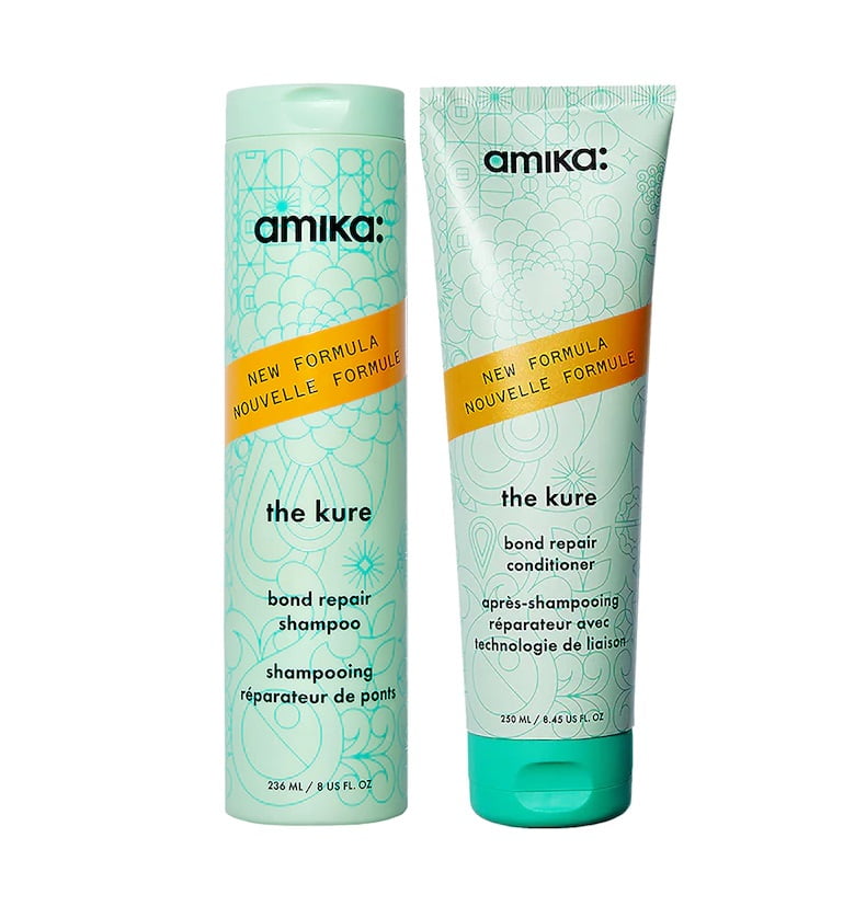 Amika The Kure Bond Repair Shampoo 10.1 oz & Conditioner 8.5 oz for