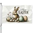 thumbnail image 3 of Cayyon Happy Easter Flag Banner 3x5 Feet with 2 Brass Grommets, 3 of 4