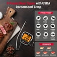 thumbnail image 4 of ThermoPro TP901W 350FT Wireless Meat Thermometer Digital, Smart Bluetooth Meat Thermometer for Cooking Grilling and Smoking, 4 of 7