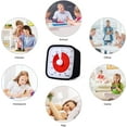 thumbnail image 4 of Durable Time Manager: Visual Timer Clock, Silent Countdown, Non-Ticking, Large Visual Countdown, Adjustable Volume, Flexible Placement For Classroom Home Kitchen (Black), 4 of 5
