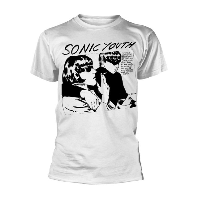 Sonic Youth - Camiseta Goo Album Cover para Adultos Unisex (Blanco)