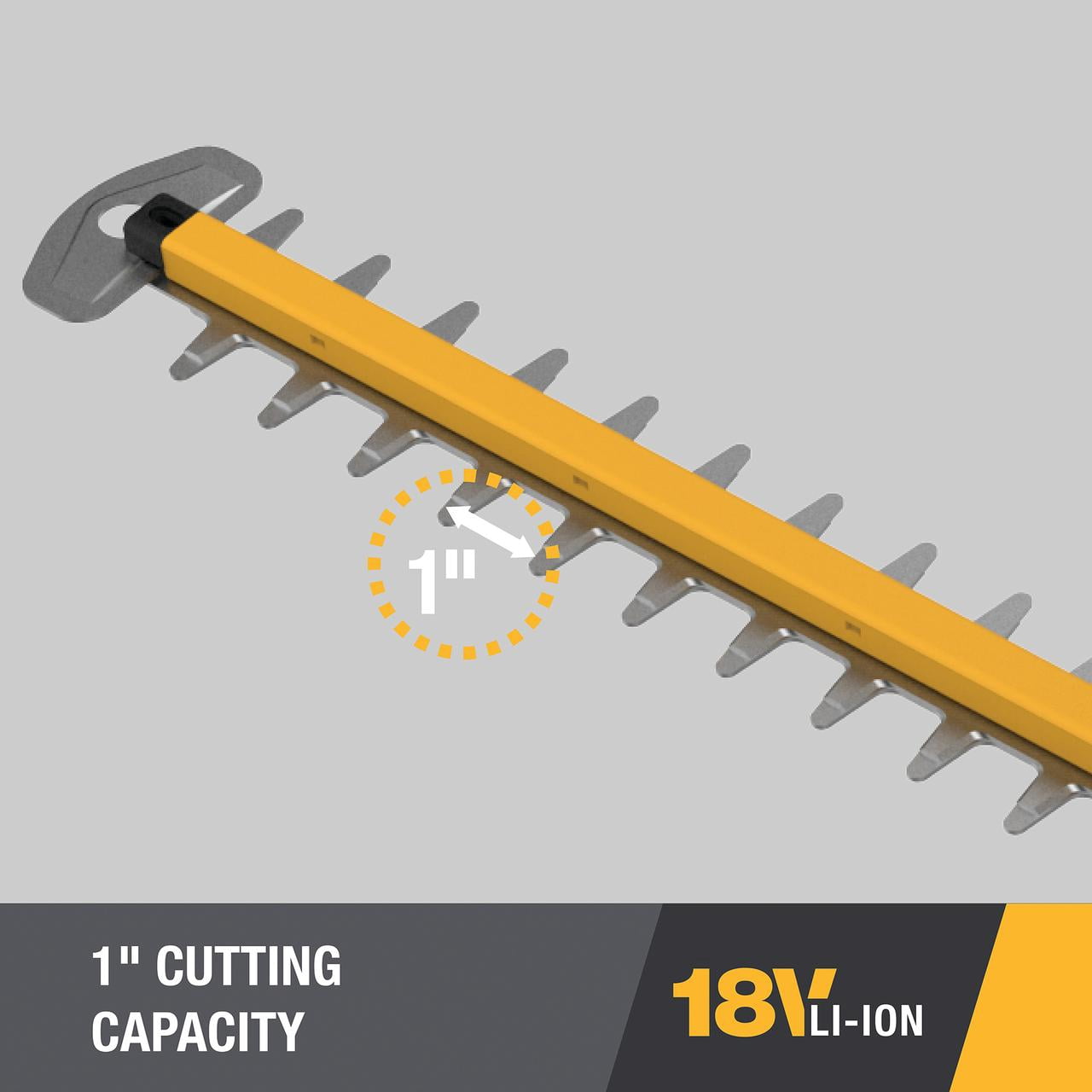Caterpillar Cat® DG220 18V Brushless 24" Cordless Hedge Trimmer with Battery