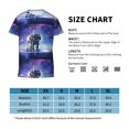 thumbnail image 2 of Wukai Astronauts Start Running Youth Unisex Short Sleeve T-Shirt for Boys, Girls, Teens, and Kids-Large, 2 of 7