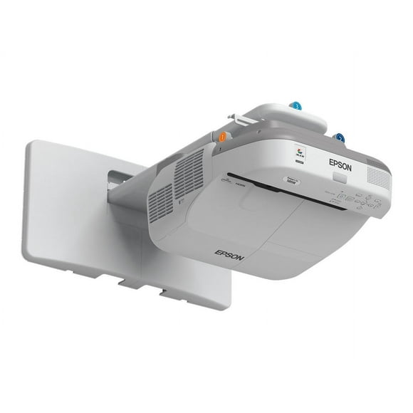 Epson PowerLite 585W - 3LCD projector - 3300 lumens (white) - 3300 lumens (color) - WXGA (1280 x 800) - 16:10 - ultra short-throw lens - LAN - with 2 years Epson Road Service Program - Epson Brighter Futures Education Program