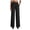Black, variant on Pants Women Casual Wide Leg Work Slacks Stretchy Straight High Waisted Trousers Size Business Clothes Coffee XXXL