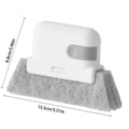 thumbnail image 3 of Window Track Cleaner Double-Sided Plastic Grooves Cleaning Brush with Removable Sponge Efficient Dirt Debris Removal for Home Office Car Durable for Housewives Cleaners, 3 of 9