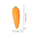 thumbnail image 3 of 5.51" Carrot Stress Toys, Carrot Squishy, Squeeze Fidget for Adults Novelty Office Decor & Relaxation Tool, Easter Gifts, 3 of 8