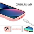 thumbnail image 6 of for iPhone 13 Pro Max Case 6.7 Inch Curly Wave Frame Phone Case Cute Design Color Aesthetic Phone Case Soft TPU Shockproof Protective Bumper Case Cover for Girls, Pink, 6 of 7