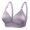 Gray womens tops, variant on Dianli Bras for Women Solid Casual Loose Fit Comfortable 3-Pack Women Sexy Top Bra Wire Free Underwears Base Vest Style Sports Lingerie Gift on Clearance