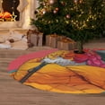 thumbnail image 6 of Pofeuu Hip Hummingbird In Jacket Print Christmas Tree Skirt, Merry Christmas Skirt Xmas Tree Ornaments for Xmas Holiday Party Decorations-36", 6 of 7