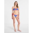 thumbnail image 2 of No Boundaries Stars and Stripes Low Rise String Swim Bottoms, Women's XXS-XXL, 2 of 5