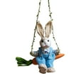 thumbnail image 4 of Easter Bunny Pendant Rustic Collectable Craft Artwork Swing Rabbit Hanging Decor Male, 4 of 8