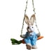 thumbnail image 4 of Colgante de de Pascua, figura de simulación, estatua de Animal, columpio decorativo, decoración colgante de conejo para regalo de cumpleaños, Masculino Macarena Colgante Conejo de Pascua, 4 of 8