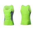 thumbnail image 4 of USNSM Men's Quick Dry Lightweight Breathable Athletic Tank Top Workout Gym Running Short Sleeve Solid Color Crewneck T-Shirt Green M, 4 of 4