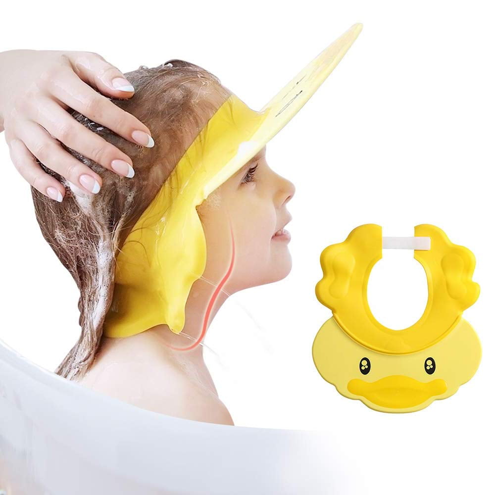 Baby Washing Hair Baby Shower Cap Visor with Ear Protection for Bathing