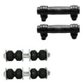 thumbnail image 4 of Detroit Axle - 14pc Suspension Kit for 4WD Chevy GMC Jimmy S10 Blazer Sonoma Bravada Upper Control Arms with Ball Joints Sway Bars Tie Rods Adjusting Sleeves Lower Ball Joints Idler Pitman Arm, 4 of 6