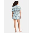 thumbnail image 2 of Way to Celebrate Women's Pride Notch Collar Top and Shorts Pajama Set, 2-Piece, Sizes XS-3X, 2 of 4